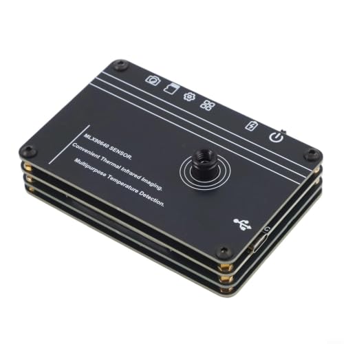Cámara termográfica portátil con sensor MLX90640 32x24, pantalla LCD, USB-C recargable para inspección HVAC y eléctrica miniatura 6