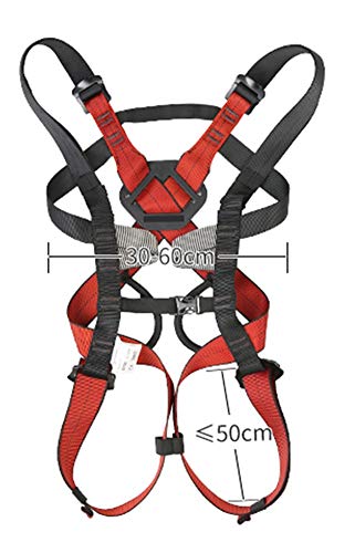 Harnais d'escalade complet pour enfants avec protection contre les chutes réglable