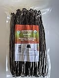 Picture of 1 Lb Organic Madagascar Vanilla Beans Grade B. Certified USDA Organic 6"-7" by FITNCLEAN VANILLA. 16 oz Whole NON-GMO Bourbon Pods
