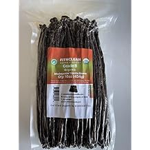 1 Lb Organic Madagascar Vanilla Beans Grade B. Certified USDA Organic 6"-7" by FITNCLEAN VANILLA. 16 oz Whole NON-GMO Bourbon Pods