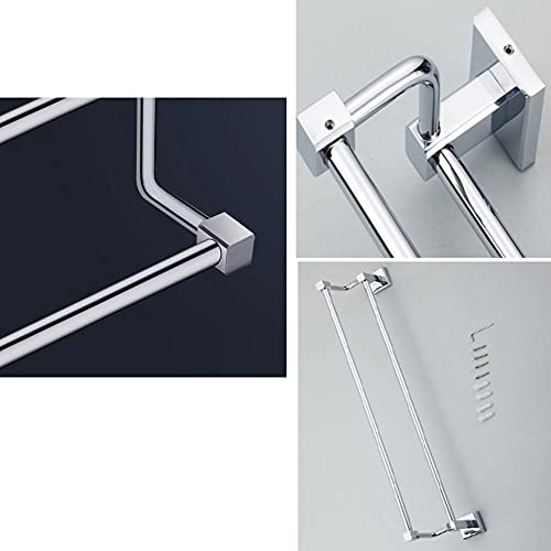 Percha de Toalla sin Toalla de Toalla de Toallas Soporte para Toallas de Doble Polo de Cobre Auto Adhesivo para baño de Cocina para baño de Cocina LWX