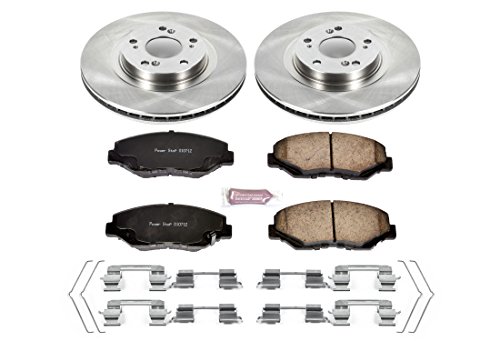 Power Stop Koe3055 Autospecialty Front Replacement Brake Kit-Oe Brake Rotors & Ceramic Brake Pads #TOP1