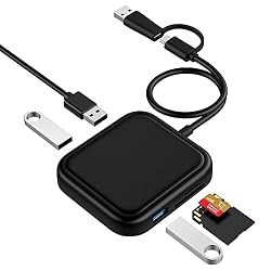 QWIIZLAB 5-in-1 USB C Hub, with Card Reader