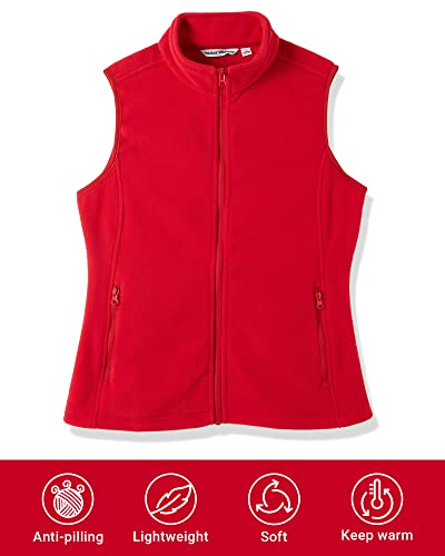 Outdoor Ventures Women's Polar Fleece Zip Vest Outerwear With Pockets,Warm Sleeveless Coat Vest For Fall & Winter #TOP2