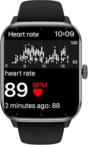 LAOYABB Smartwatch Damen Herren mit Telefonfunktion, 2.01" Zoll Touchscreen Fitnessuhr mit Pulsuhr Schlafmonitor Schrittzähler, IP68 Wasserdicht Sportuhr, Fitness Smart Watch für Android iOS