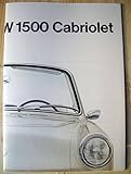 vw 1500 motor kaufen  VW 1500 Cabriolet - Faksimile der Originalbroschüre von 1962