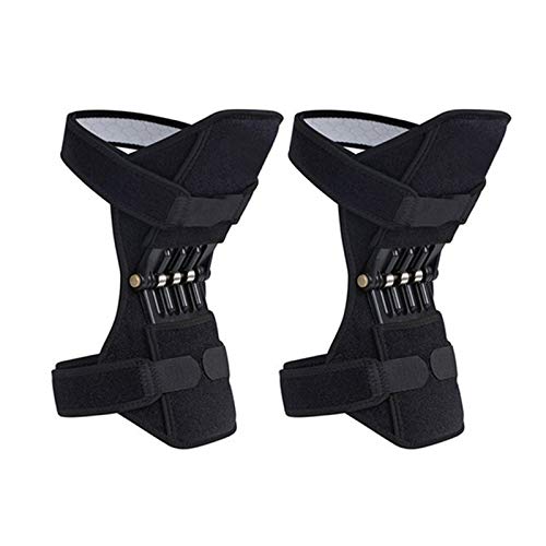 Knee Pads 1 Pair Knee Brace Support Leg Power Knee Stabilizer Pads Booster Rebound Spring Knee Brace Support