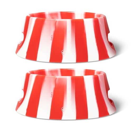 Set de 2 tazones de silicona Silipint 20 onzas con tapa miniatura 1