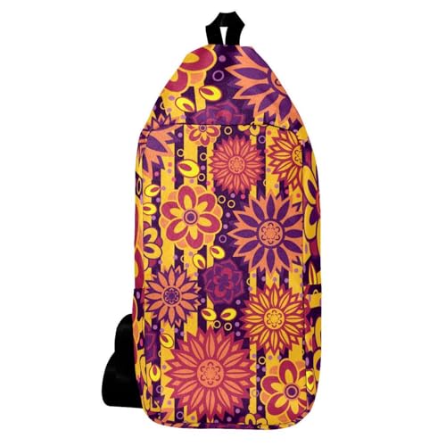 Sac à dos à bandoulière pour homme et femme petit sac de poitrine 16x36.5cm