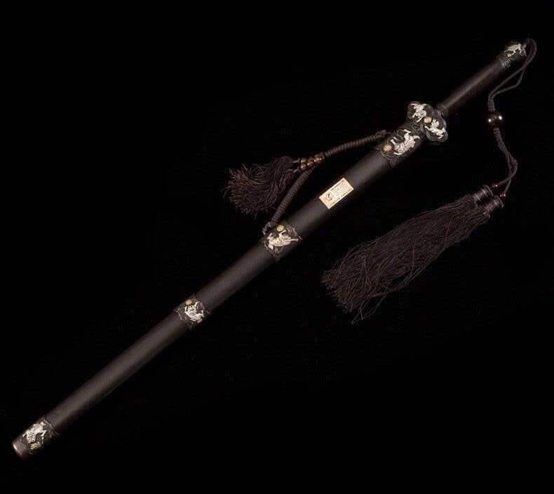 Chinese GongFu Martial Arts Boutique Taiji Sword Pattern Steel Soft Blade #018