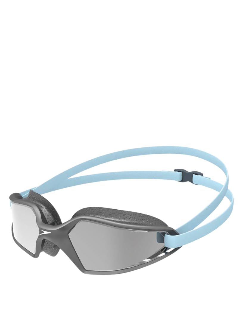 Speedo Gafas de natación unisex Hydropulse, ajuste cómodo, diseño ajustable