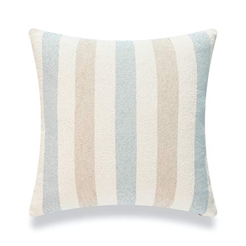 Hofdeco Beach Coastal Decorative Pillow Cover ONLY for Couch, Sofa,