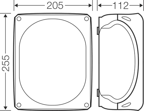 Boîtier Hensel KF 2500G de dérivation étanche sans bornes