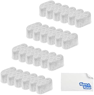 Kare & Kind 24-Pack Cuisinart Coffee Makers Replacement Activated Charcoal Water Filters - Compatible with All Cuisinart Coffee Makers