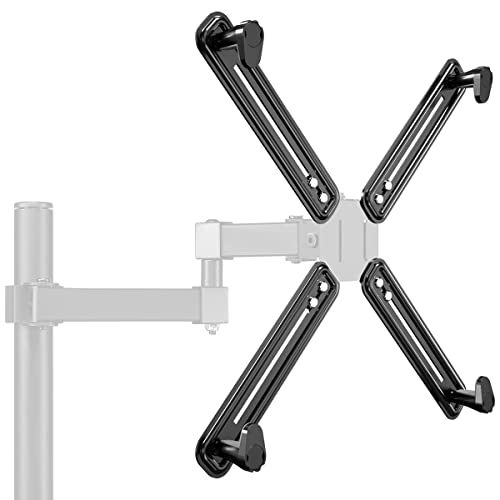 Bracwiser Non VESA Monitor Mount Adapter for 17 to 27 inch LED LCD Screen, 75mm and 100mm VESA Mounting Bracket, Monitor Arm Accessory