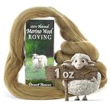 PREMIUM QUALITY CRAFT MATERIALS: Desert Breeze Distributing Merino Wool Roving will become your favorite craft material. It is made from 100% merino wool - pure and natural wool. It is perfect for artisans who value high-quality, sustainable resource...