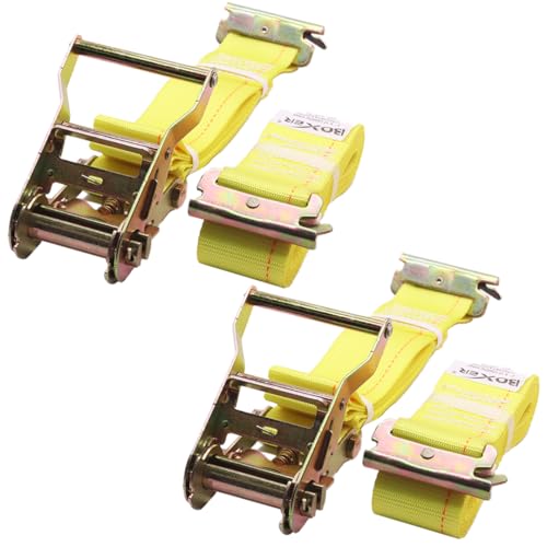 BoxerTool 2 Pack E-Track Ratchet Straps - 2