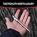 Zerohour APEX Tactical Pen with Tungsten Tip Glass Breaker, Luxury EDC Pen with Premium Ink (Sandblasted Titanium)