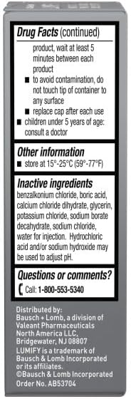 Bausch + Lomb Lumify Eye Drops 0.08 fl oz + Advanced Eye Relief Allergy Drops 0.12 fl oz – Dual Relief System for Red, Itchy, Irritated Eyes - Image 4
