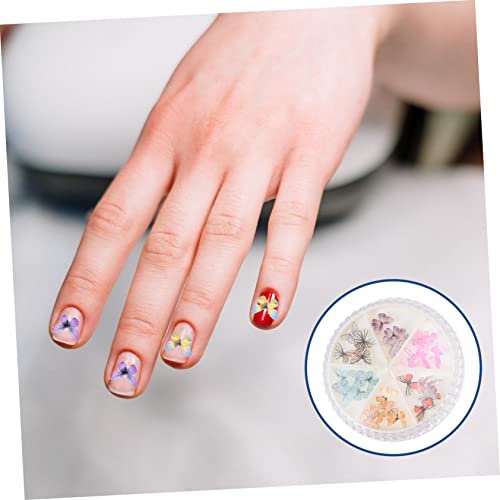 FRCOLOR 3 Caixas Borboleta Decoração De Unhas Strass Flatback Strass Cristal 3D Strass Unhas Encanto