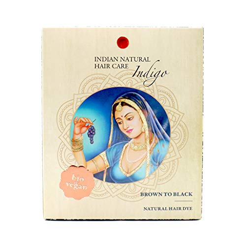 Indigo Powder - Tinte de pelo marrón a negro 7oz miniatura 2