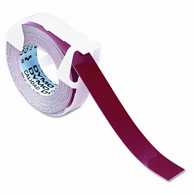 Self-Adhesive glossy Labeling tape for Embossers, 0,9 cm x 9 – 34 'Roll [set di 3]