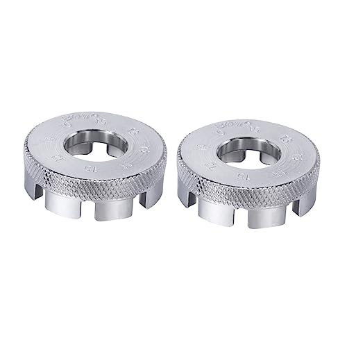 Happyyami 8-Port Chrome-Molybdenum Steel Bike Wrench Essential Tool for Wheel Truing