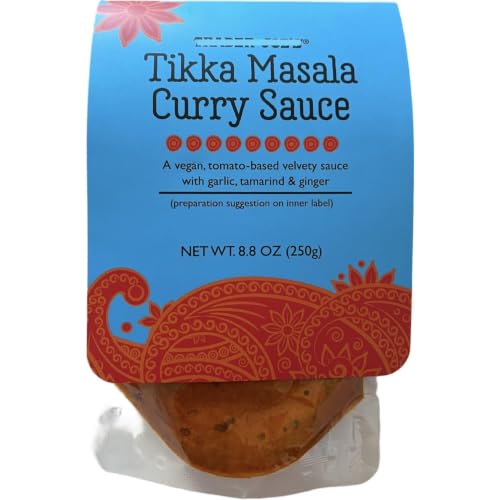 Tikka Masala Curry Sauce Vegan Tomato-based, 8.8 oz (Pack of 1)