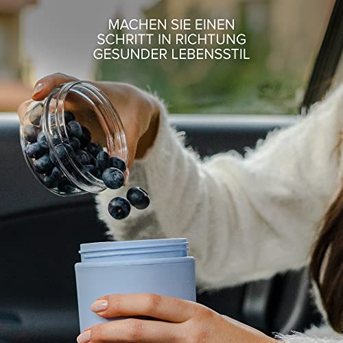 Foto von Coninx Müsli Becher To Go Mit 2 Fächern Auslaufsicher Für Frühstück