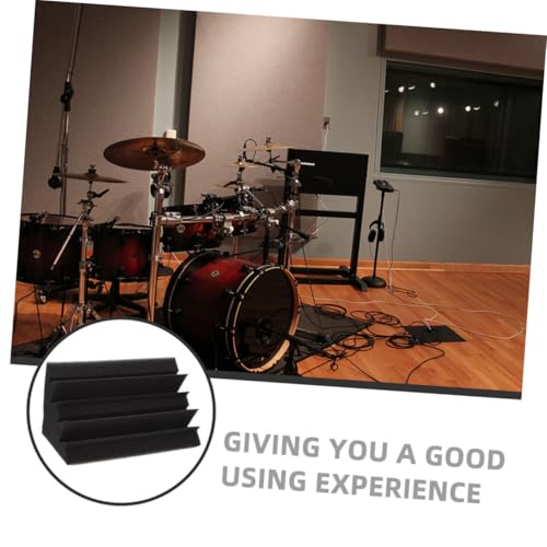 SUPVOX 10pcs Paneles Absorbentes de Sonido para Pared para Estudio Teatro Trampas de Graves en Esquina Paneles de Aislamiento Acústico miniatura 5