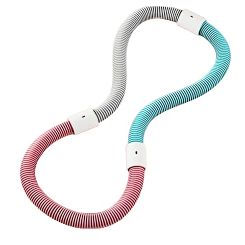 ATOOKY 持ち運びに便利なソフトフラフープ。スリミング、お腹周りの引き締め、お腹痩せに。折りたたみ式のソフトスプリングで減量をサポート。脂肪燃焼、筋力強化、ボディシェイプ(ウエスト、背中、脚、胸)に。室内や公園での使用に最適です。男女兼用。 (3色スプ