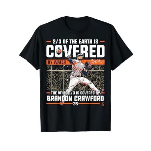 Brandon Crawford Covered By T-Shirt - Apparel
