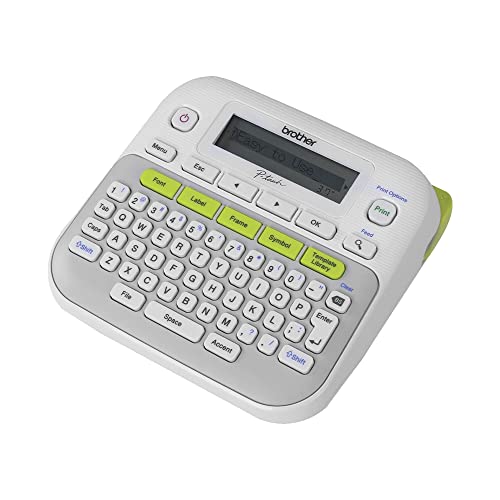 Rotulador Eletrônico de uso doméstico - PTD210 Brother, Branco
