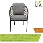 OUTLIV. Mali Gartenstuhl Aluminium Rope Anthrazit