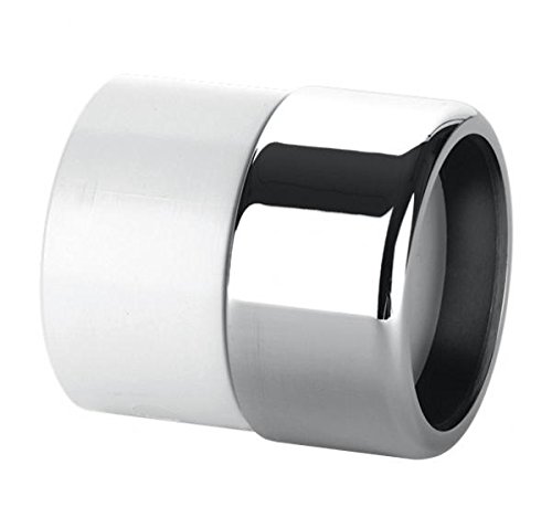 McAlpine ABS32/35G-CB Straight Chrome Plated Brass ABS Connector - White