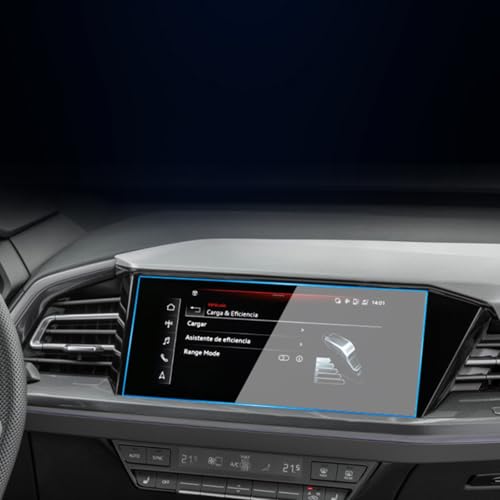 GREATROAD Navigation Screen Protector Compatible with 2022-2024 Audi Q4 e-tron Q5 e-tron Accessories Touch Screen Protector Tempered Glass,navigatiom film Cover Anti-scratch Toughened Film