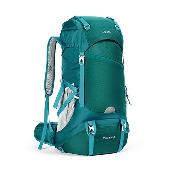 HOMIEE-50L-Hiking-Backpack-Travel-Bag-Waterproof-Camping-Backpack-with-Rain-Cover-Lightweight-Backpacking-Backpack-Rucksack HOMIEE 50L Hiking Backpack Waterproof Travel Bag with Rain Cover Lightweight Backpack for Outdoor Adventure, Camping, Hunting