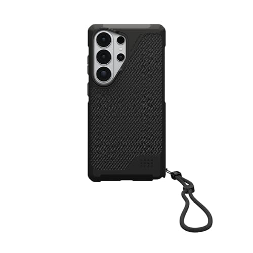 URBAN ARMOR GEAR UAG for Samsung Galaxy S26 Ultra Metropolis LT Case Bundle with Wrist Paracord Lanyard, Kevlar Black
