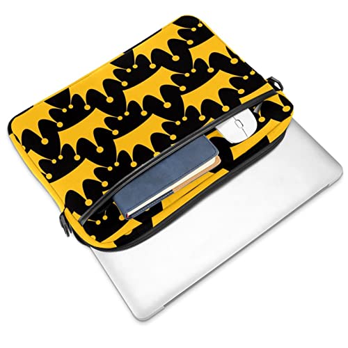 Sacoche ordinateur portable 13 13.3 14.5 pouces housse bandoulière noire motif - 2