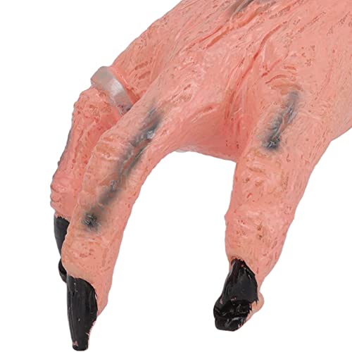 Decoração assustadora de Halloween à mão com design realista, alimentado por bateria, perfeito para