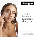 Neutrogena Hydro Boost Hydrating Gel Cleanser, Fragrance Free, Hydrating Facial Cleanser with Hyaluronic Acid, Daily Foaming Face Wash & Makeup Remover, Hypoallergenic Gel Cleanser, 473 mL