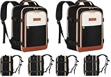 MOCOCITO Mochila Viaje Cabina Avion 40x30x20, Bolso de Viaje para Vueling Mochila de Equipaje de Mano Mochila Viaje, Mochila Unisex Impermeable 30L (Paquete de 2)