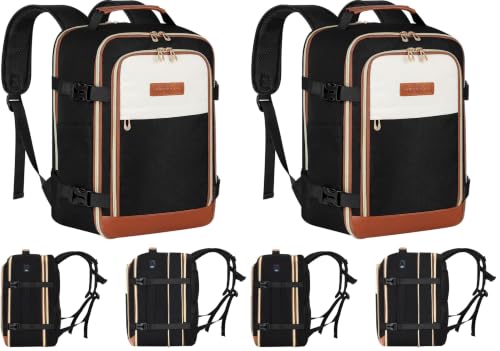 MOCOCITO Mochila Viaje Cabina Avion 40x30x20, Bolso de Viaje para Vueling Mochila de Equipaje de Mano Mochila Viaje, Mochila Unisex Impermeable 30L (Paquete de 2)