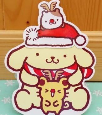 Amazon ポムポムプリン クリスマスカード サンリオ アニメ 萌えグッズ 通販