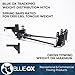 Blue Ox BXW01350 TrackPro Weight Distribution Hitch 2″ Receiver for Trailer | 7 Hole Shank | 13,000 lbs Maximum Towing | Pre‑Installed 2‑5/16″ Hitch Ball