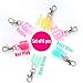 Lip Balm Keychain Cap for Laneige, Summer Friday and Glossier, Lip Balm Holder for Lanyard or Bag, Lip Gloss Keychain for Women,Replacement Cap with Stopper Prevent Spills