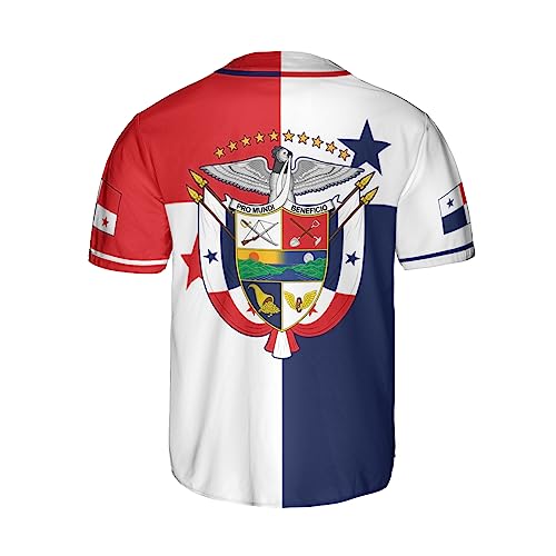 Personalized Name Panama Baseball Jersey, Panama Camisa Jersey Shirt Panamanian Flag Pride Jersey for Men and Women miniatura 4