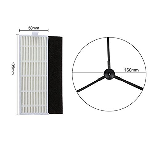 REYEE ILIFE A4 Robot de Limpieza ILIFE A4s A6 A4 Robot Aspiradora Filtro HEPA y Cepillo Lateral