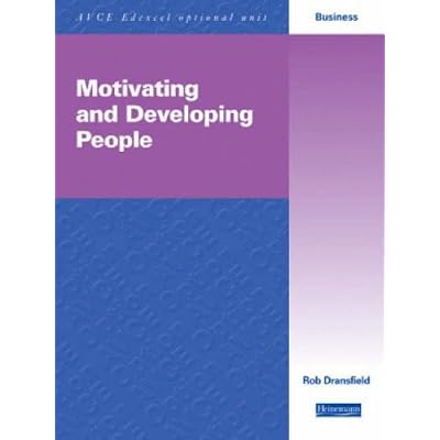 Motivating & Developing People Business AVCE Optional Units for Edexcel