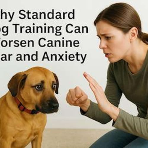 Why Standard Dog Training Can Worsen Canine Fear and Anxiety